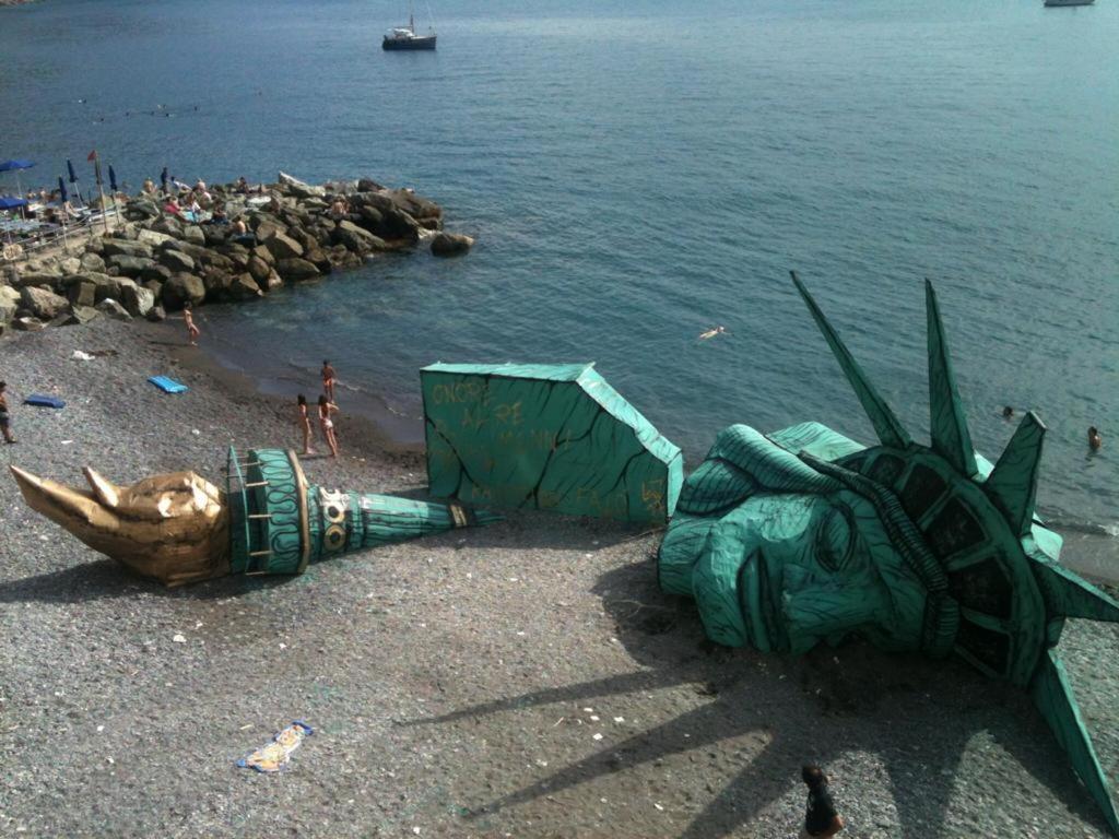 La Casa Della Fiore Camogli Bagian luar foto